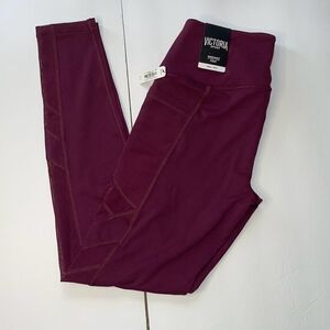 VS VSX Knockout Tigh Legging Medium Rise with Sides pockets & Mesh. Size Small